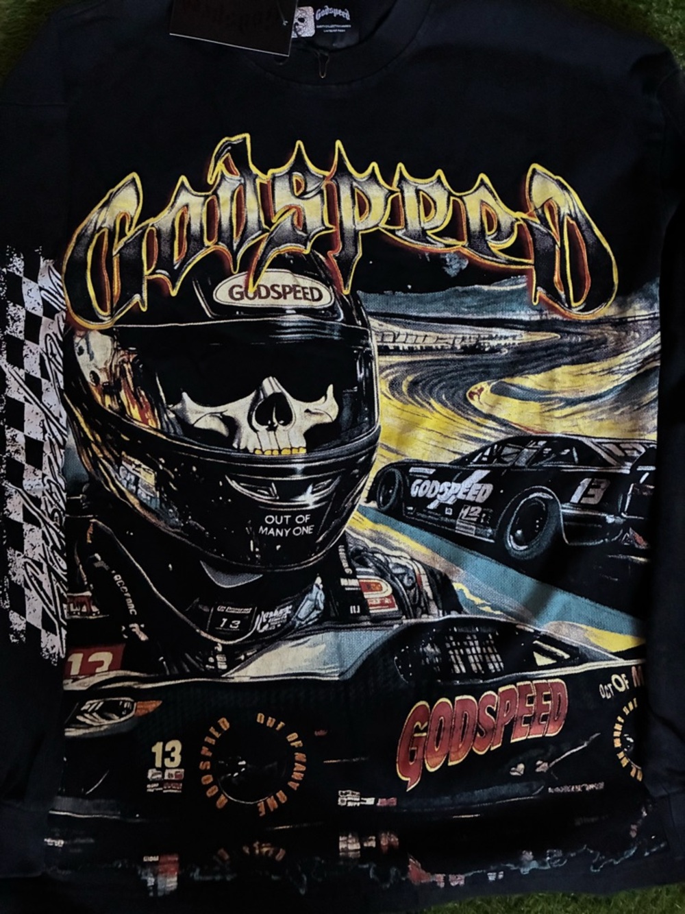 Black Godspeed Racing Grapic Tee - Picture 3 of 5